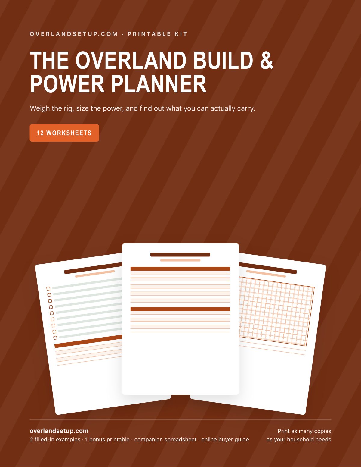 The Overland Build & Power Planner cover